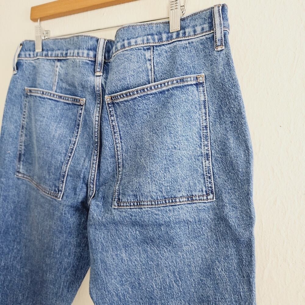 NWT J. Crew High-Rise Cropped Patch Pocket Utility Jeans 31P Dark Wash Stretch - Picture 8 of 11